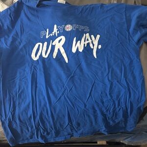 Blue Playoffs Graphic T-Shirt